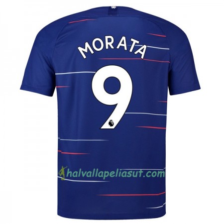 Jalkapallo Pelipaidat Chelsea Morata 9 Kotipaita 2018-2019 Lyhythihainen